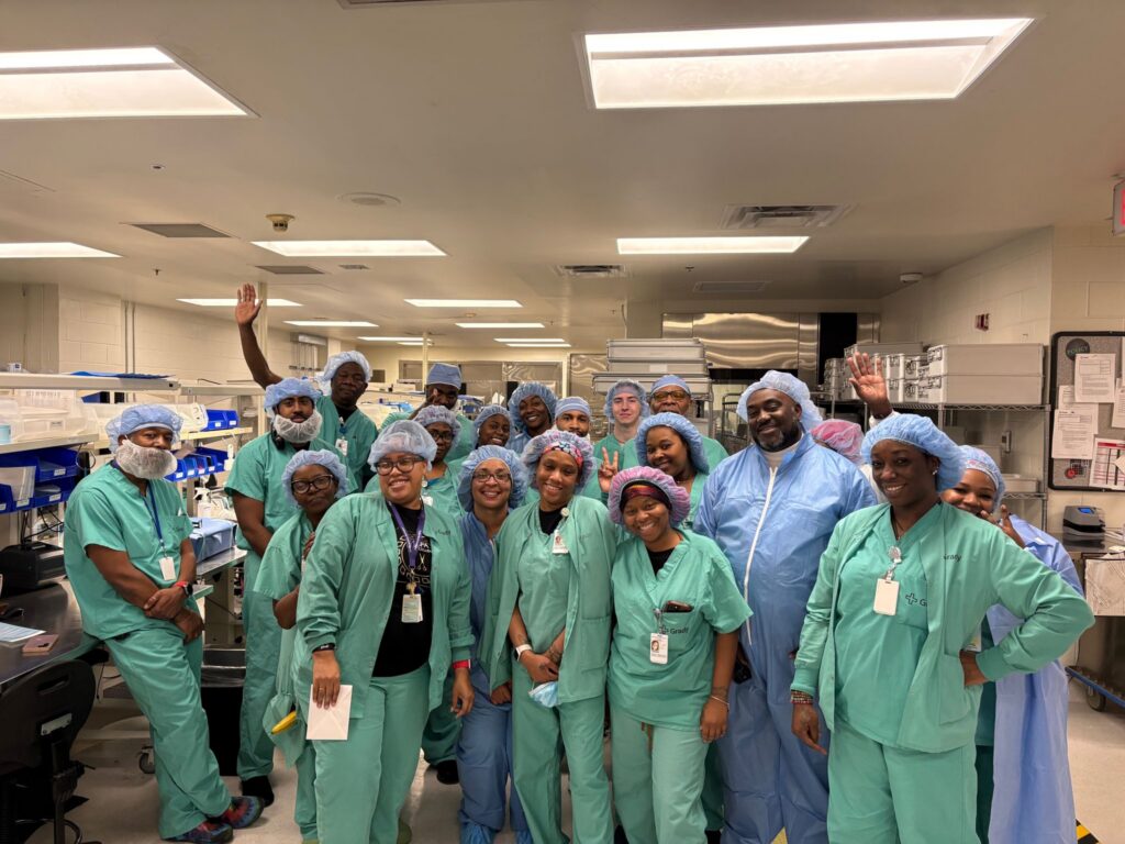 Tondreira Hall and colleagues at Grady Health System. 